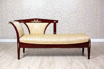 Exceptional Chaise Longue in the Neo-Empire Style