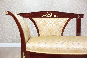 Antique Exceptional Chaise Longue in the Neo-Empire Style