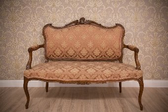 Neat Rococo Sofa, Circa 1920