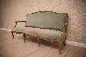 Antique Sofa in the Louis Philippe Style, Circa 1930, BEFORE THE REPLACEMENT OF UPHOLSTERY