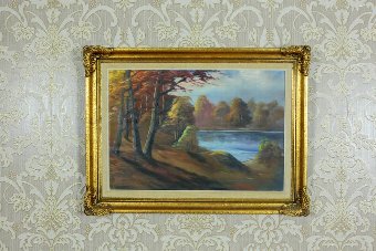 A Landscape, Oil on Canvas