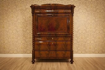 Biedermeier Secretary Desk, Circa 1850, AFTER RENOVATION