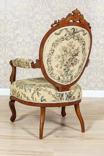 Antique Comfortable Armchair in the Louis Philippe Style