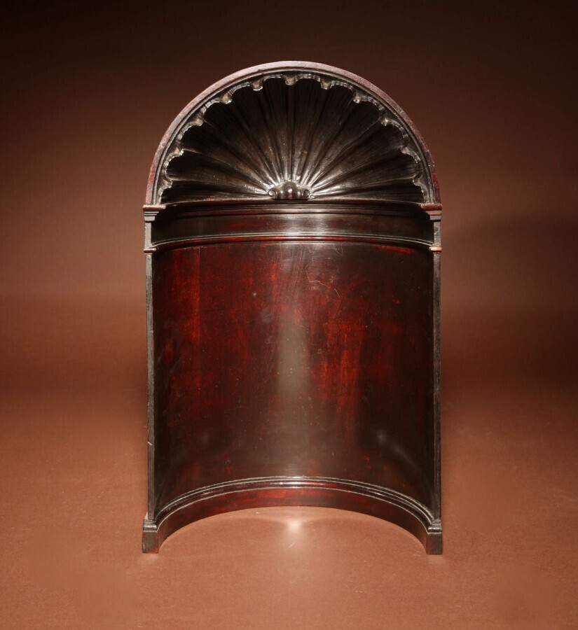 Mahogany American Chippendale Architectural Model Of An Alcove.
