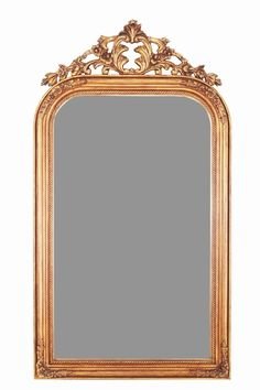 Antique French Louis Philippe Archtop Style Mirror ca.1880