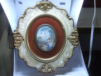 19th Century Miniature Painting in the manner of  Bucher