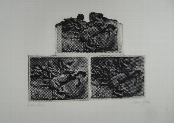 BETTINA MCMAHON. ARTIST'S PROOF ETCHING DATED 1972