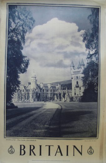 THE CASTLE, BALMORAL. TRAVEL POSTER