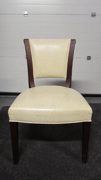 Self patterned leather desk chairs