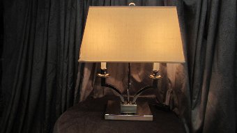 Chrome candle lights