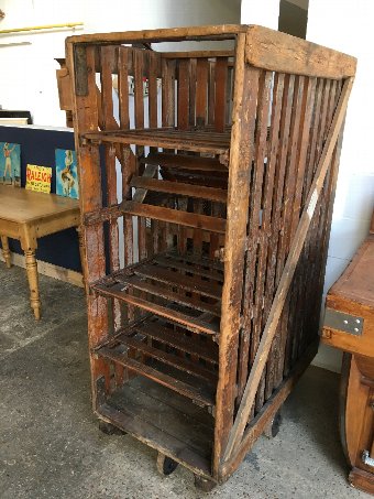 newspaper trolley stand