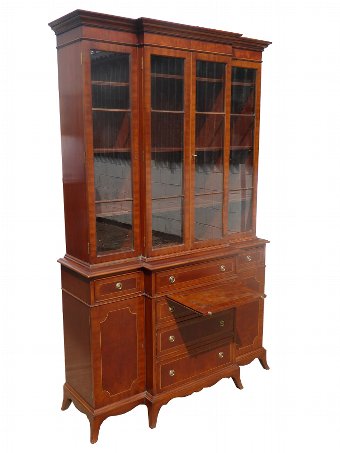 20th Century George III Style Breakfront Bookcase