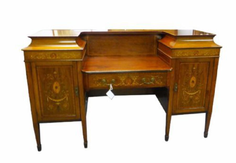 19th Century Mahogany Inlaid Sideboard