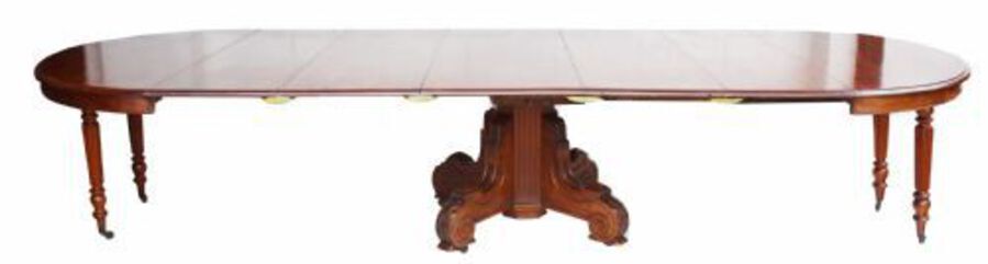 William IV Mahogany 16 Seat Dining Table