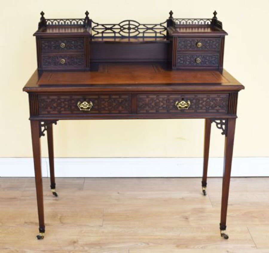 Antique Edwardian Mahogany Writing Table