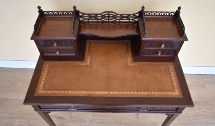 Antique Edwardian Mahogany Writing Table