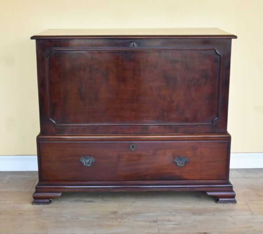 George III Mahogany Silver Chest by T Wilson