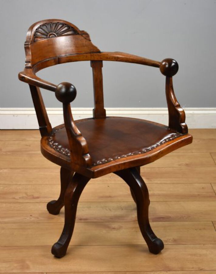 Victorian Mahogany Desk Chair