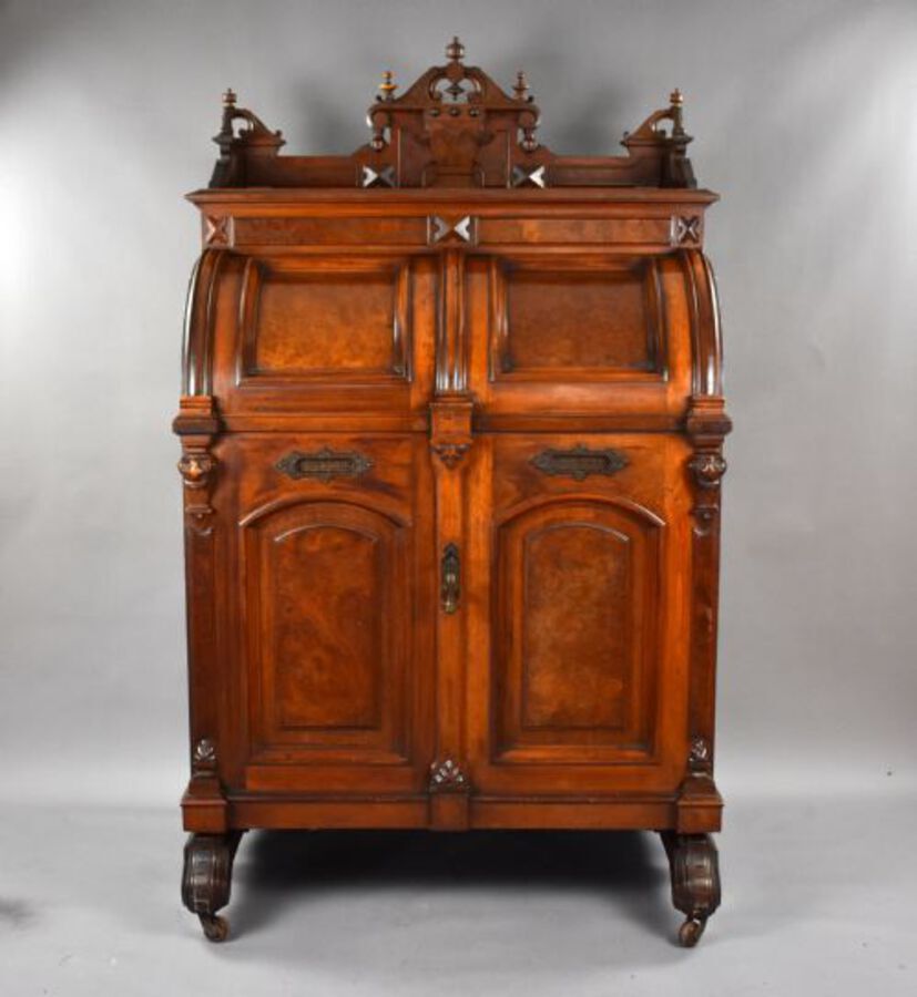 Walnut Wooton Desk Co. "Wells Fargo" Desk