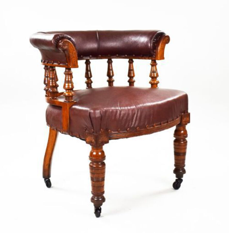 Victorian Oak Armchair