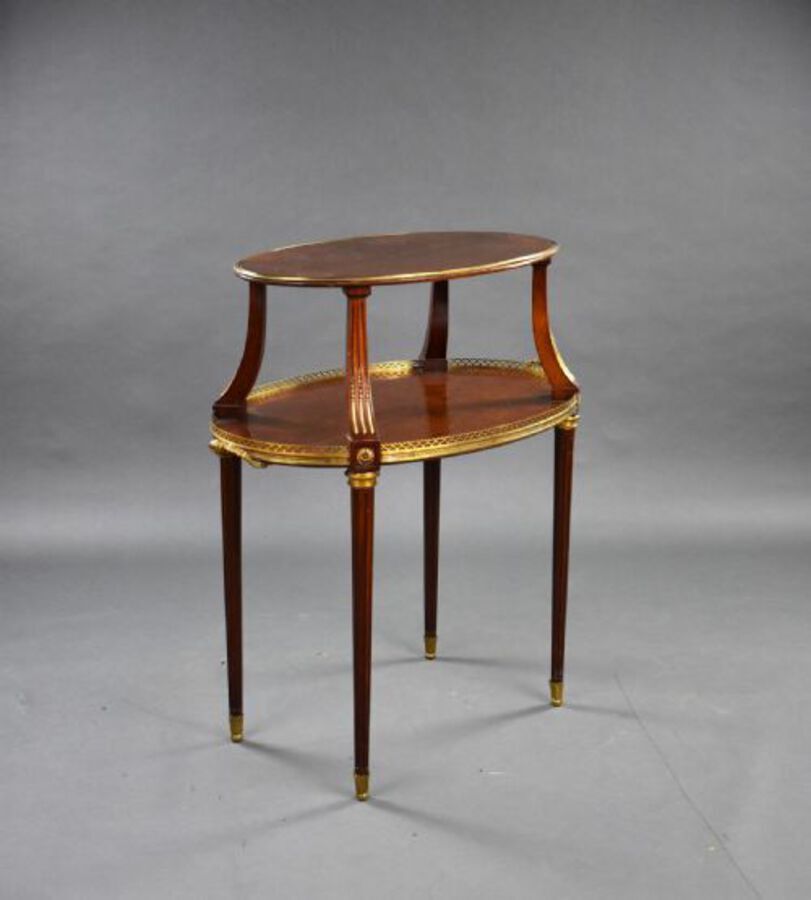 19th Century French Mahogany Etagere