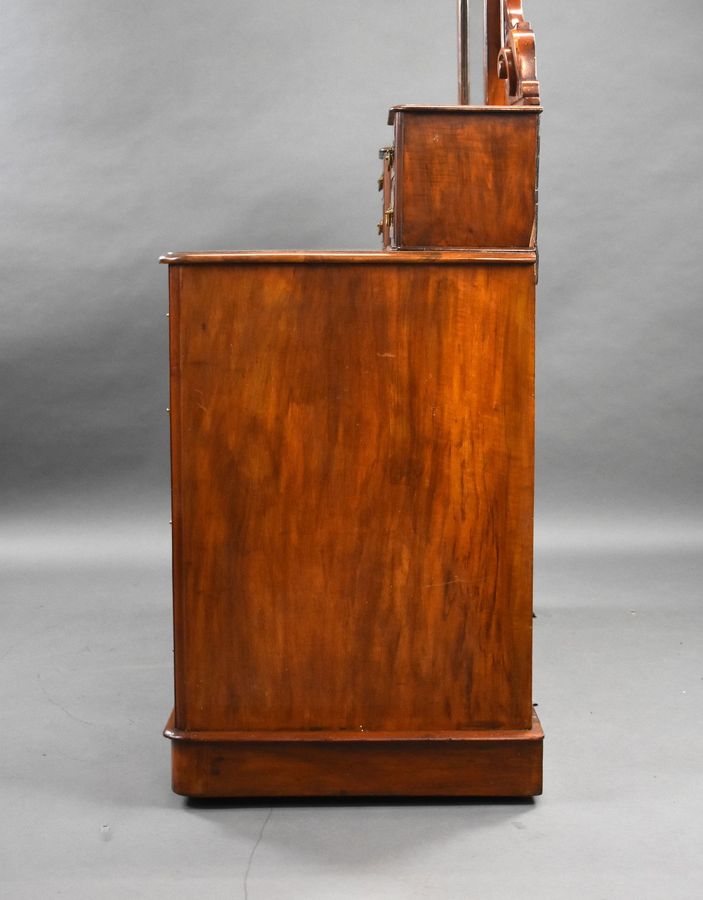 Antique Victorian Burr Walnut Dressing Table