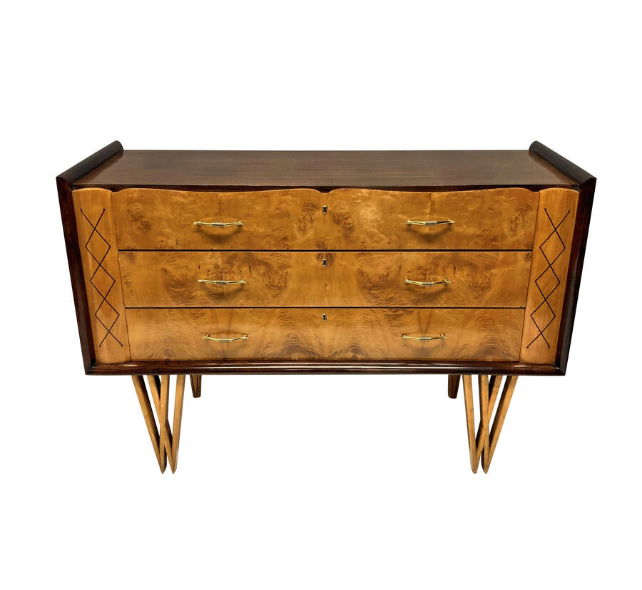 A STYLISH FRENCH MID-CENTURY COMMODE