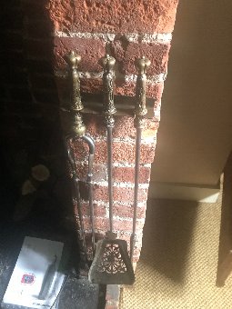 REDUCED TO SELL George IV fire irons