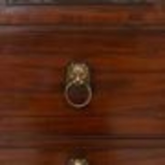 Antique Regency mahogany secrétaire bookcase