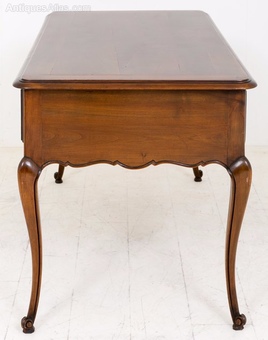 Antique French Cherry Wood Side Table