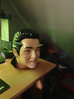 Ceramic Elvis head