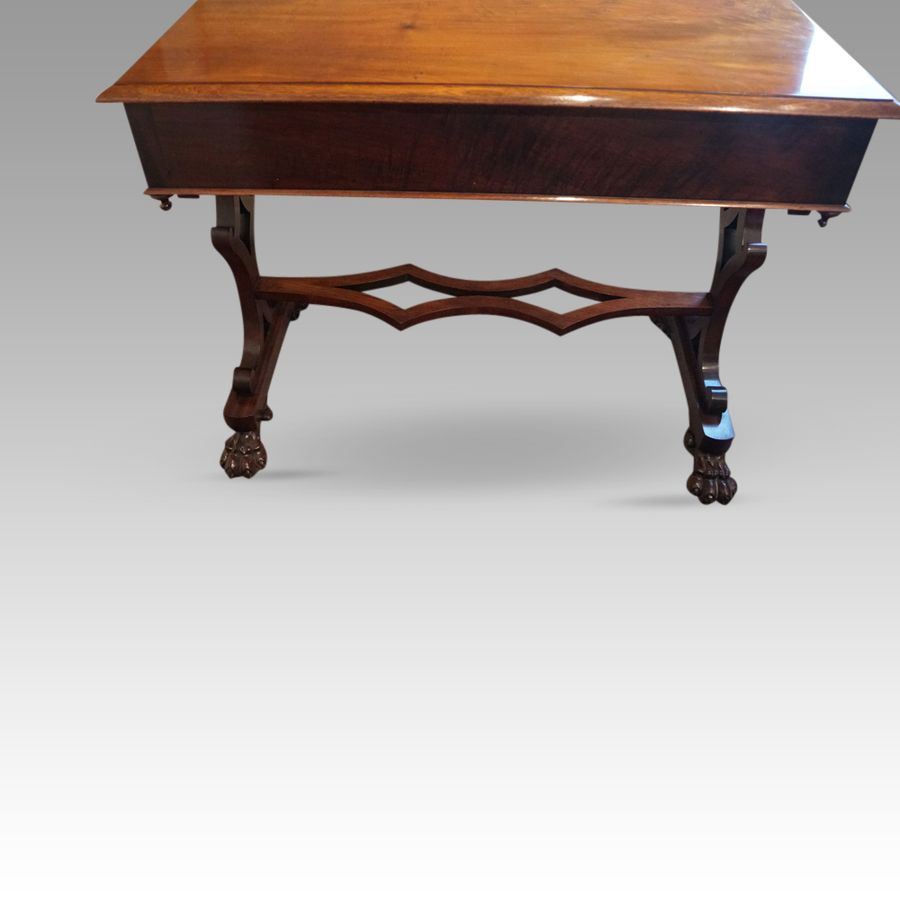 Antique William IV mahogany side table