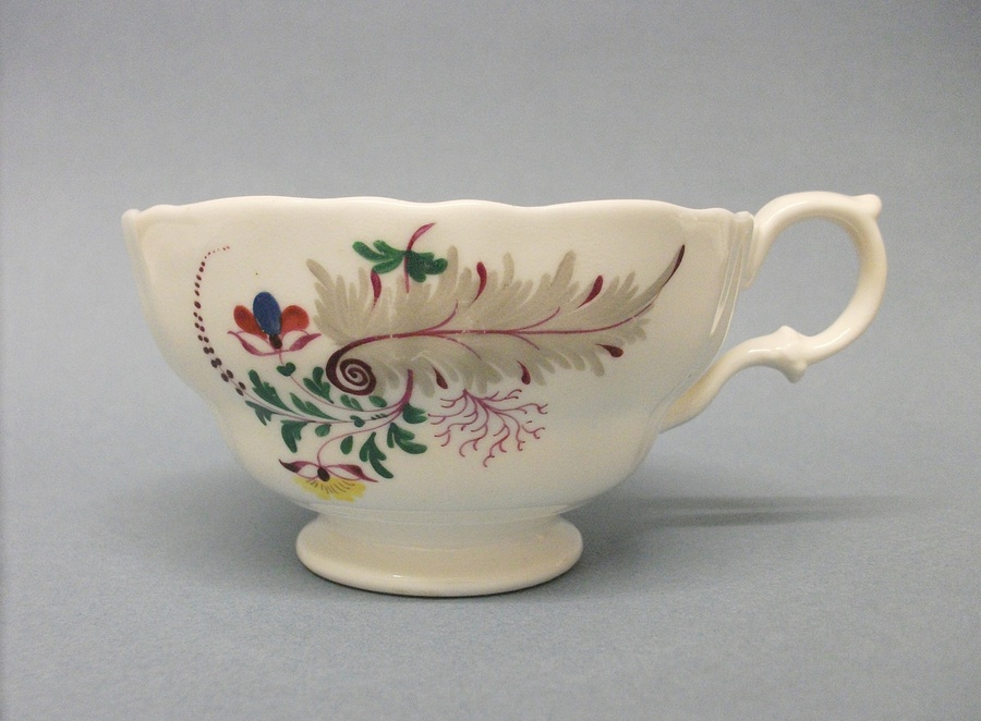 Antique A Staffordshire Tea Cup and Saucer, c.1835