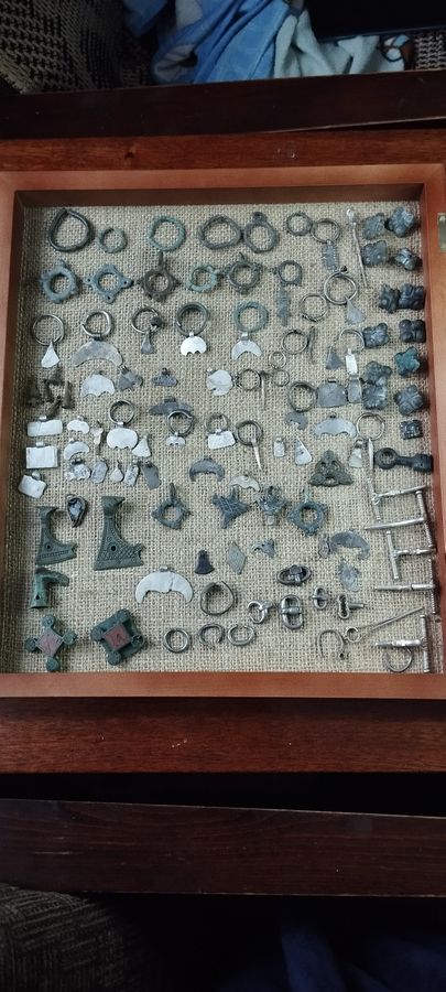 Collection of ancient amulets. Vikings, Celts, Scythians.... 118 pcs.