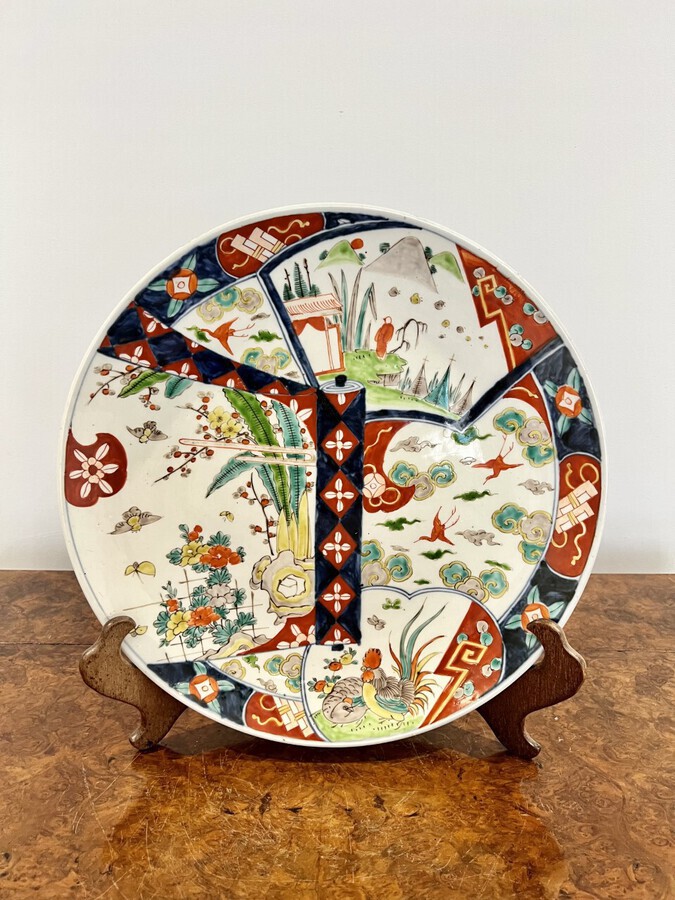 Antique Quality antique  Japanese Imari plate