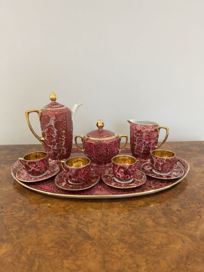 Antique Quality Antique Porcelain Coffee Set
