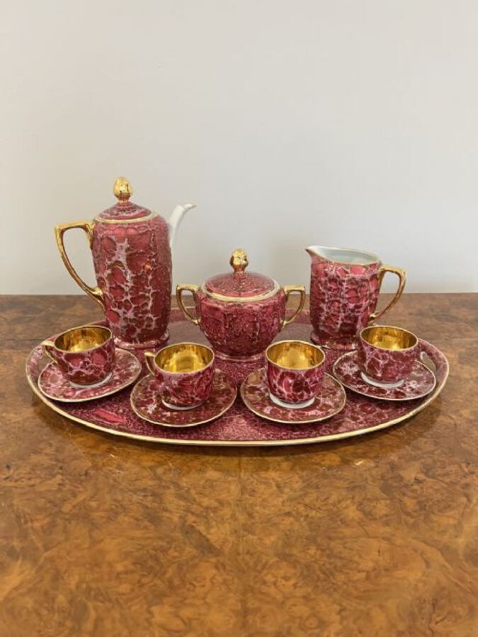 Antique Quality Antique Porcelain Coffee Set