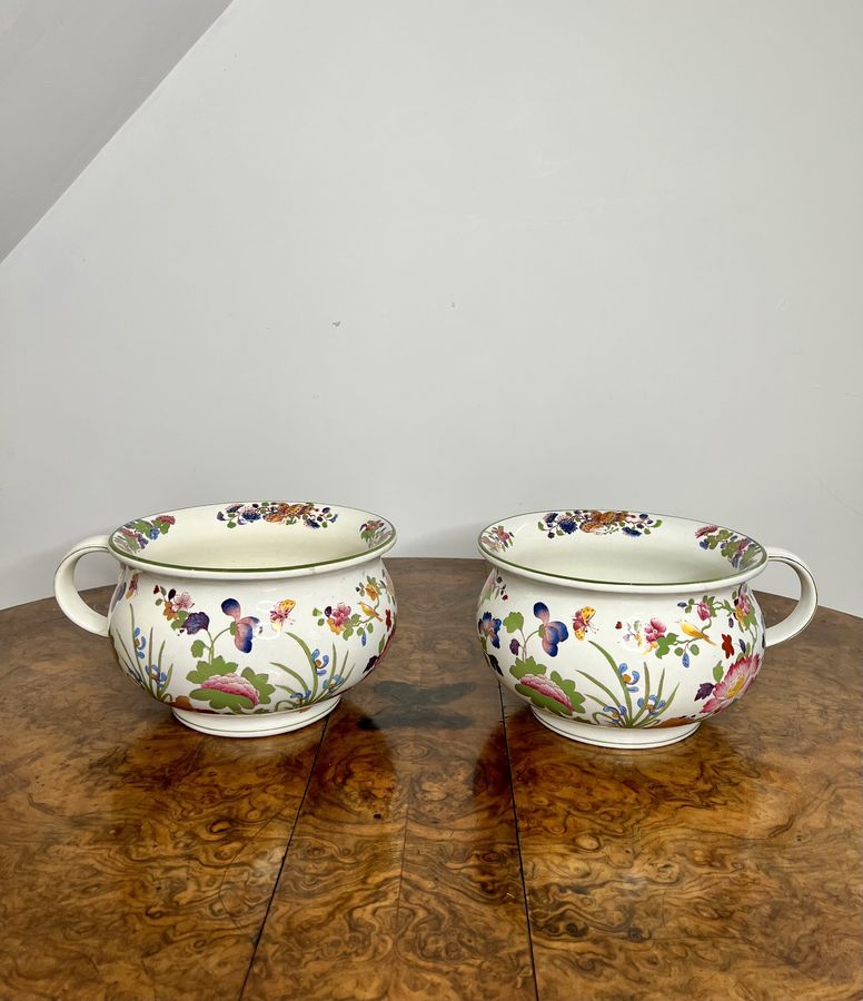 Antique Stunning quality antique Edwardian Wedgwood Etruria ceramic bathroom set