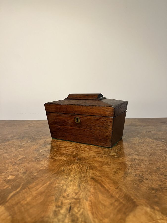 Antique Lovely antique Victorian rosewood storage box 