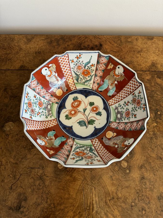 Antique Fantastic quality antique Japanese imari bowl