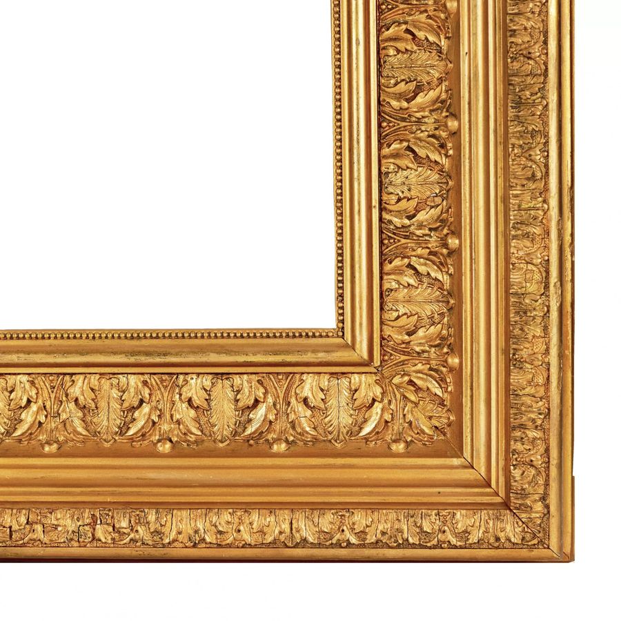 Antique Classic gilded frame from the turn of the 19th and 20th centuries.