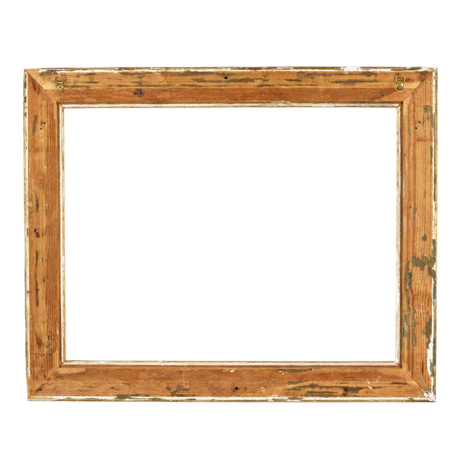 Antique Gilded, wooden frame of classic design. 20th century.