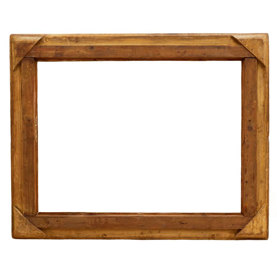 Antique Luxurious 19th century wooden frame in Napoleon III style.