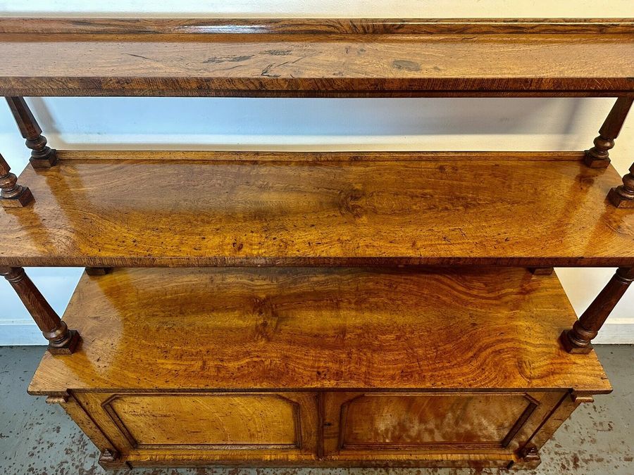 Antique A Rare & Beautiful 110 Year Old Edwardian Antique Walnut Buffet Sideboard C1910