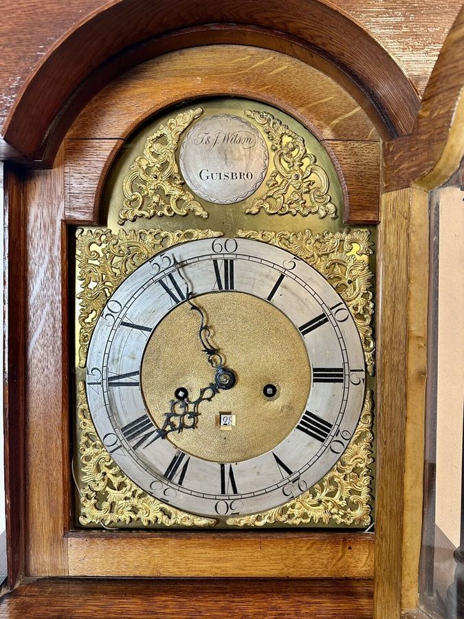 Antique A Rare & Beautiful 190 Year Old Antique Longcase Grandfather Clock. C1830