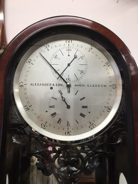 Antique An Exceptional Eight Day Regulator Longcase Clock by Alexander and Son of Glasgow, Circa 1865