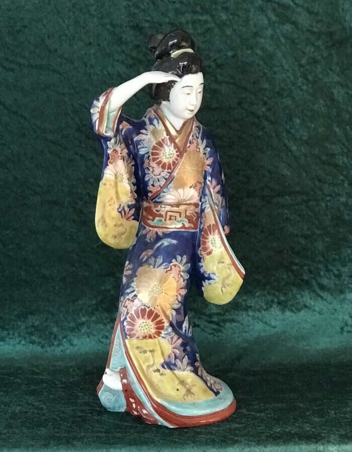 Good And Large Japanese Figure Circa 1900
