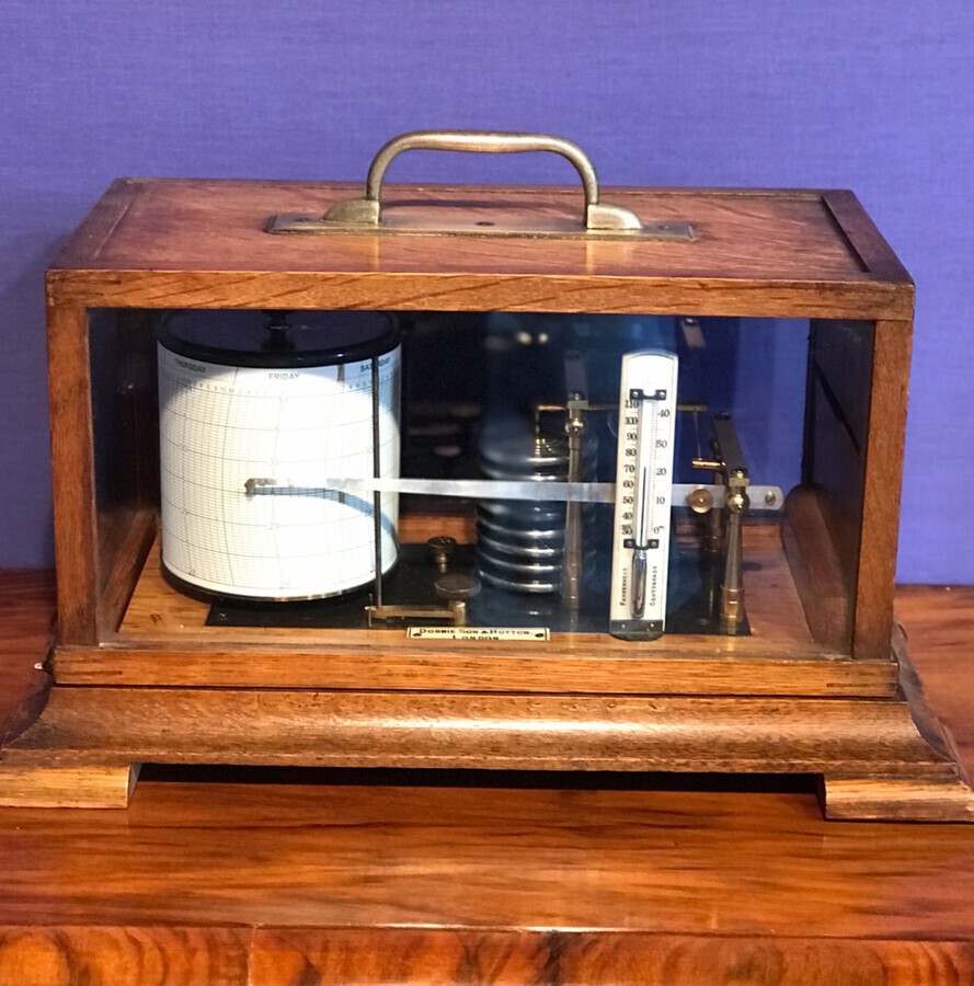 Dobbie Son And Hutton London Barograph, Barometer