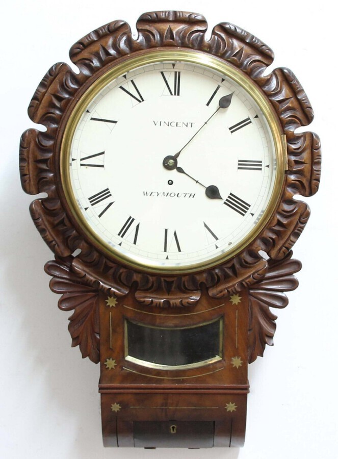 Regency Eight Day Wall Clock