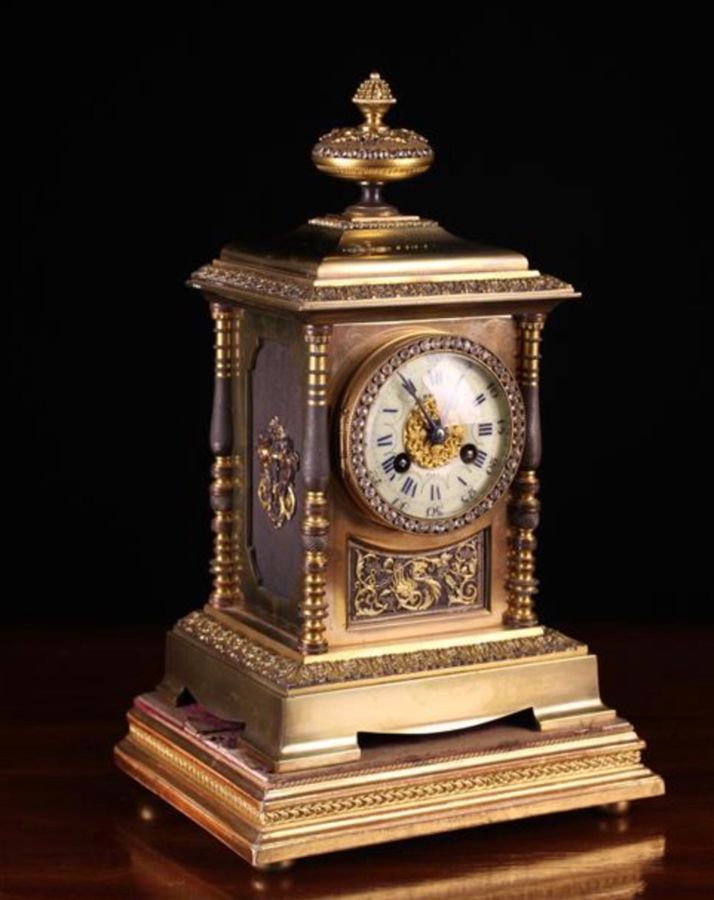 French mantle clock, circa 1875